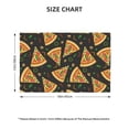 thumbnail image 4 of Placemats Set Of 4 / 6, Cute Pizza Mushroom Pepper Placemats For Dining Table Indoor/Outdoors Heat Resistant Washable Placemats 18" X 12", 4 of 8