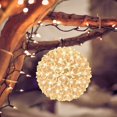 thumbnail image 3 of LED Cherry Blossom Ball Lamp Decorative Lamp Flower Ball Hanging Light Party Toy, 3 of 5