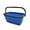 Gray/Blue, variant on SAMMART 11.6L (3.06 Gallon) Collapsible Rectangular Handy Basket/Bucket
