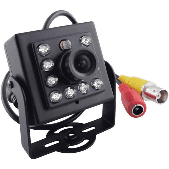 HD 1/3 Super CCD 1000TVL 3.6mm 10pcs IR LEDs Mini CCTV Security Camera