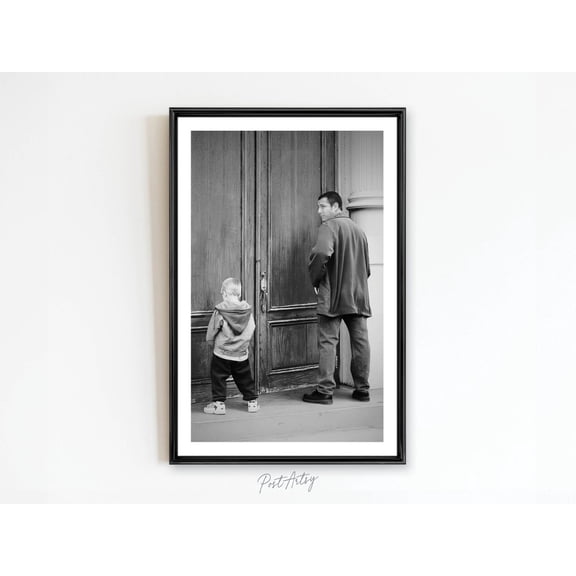 Bathroom Movie Amusing Film Scene Boys Room Art, Unframed Paper Poster 8x10in