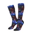 thumbnail image 2 of Saiise Mario A Funny Socks Men Women Boys Kids Adults Novelty Graphic Crew Tube Socks Crazy Design Casual Dress Socks for Sports,Running,Travel, 2 of 7