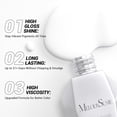 thumbnail image 3 of Esmalte de uñas en gel MelodySusie Thick White Snow 15 ml UV/LED, 3 of 7