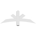 thumbnail image 4 of 48"W x 18"H x 4"D x 4"F, 9/12 Pitch, Alberta Architectural Grade PVC Gable Bracket, 4 of 8
