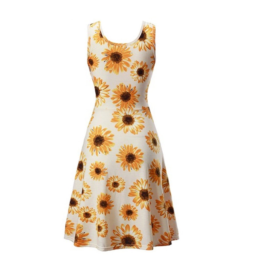 sunflower summer dress