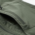 thumbnail image 4 of Lovskoo Men's Workout Vest Coats Tank Tops Sleeveless Thin Sports Multi-Pocket Casual Quick-Drying Loose Hiking Cargo Outdoor Jackets Olive Green, 4 of 9