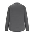 thumbnail image 4 of pstuiky hombres de manga larga, Camisa de manga larga con cuello alto y cremallera para hombre Tops de hombre l, 4 of 5