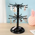 thumbnail image 3 of Display Stand Adjustable Storage Rack Jewelry Holder Home High Capacity for Showcase Black, 3 of 9