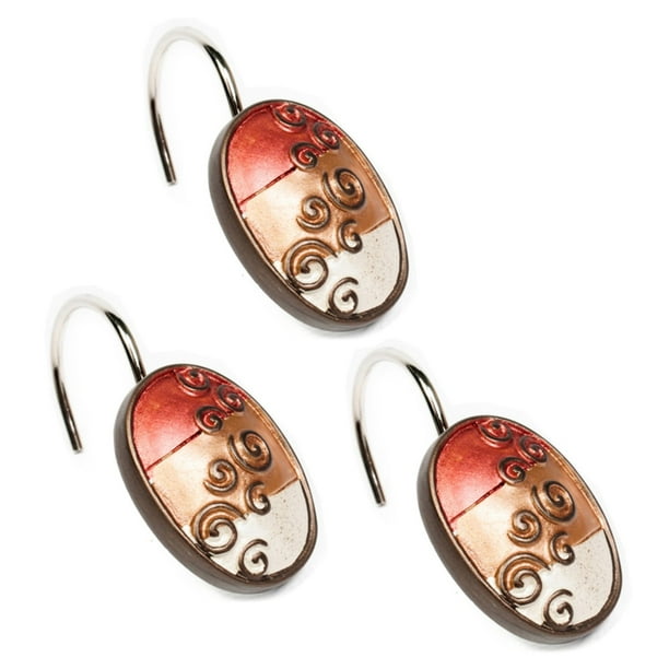 Sweet Home Collection Miramar Bath Collection Bathroom Shower Curtain