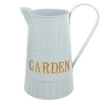 Worgeous Skyblue Iron Metal Jug Pitcher for Home Decoration with Rustic Style 7.5 inches