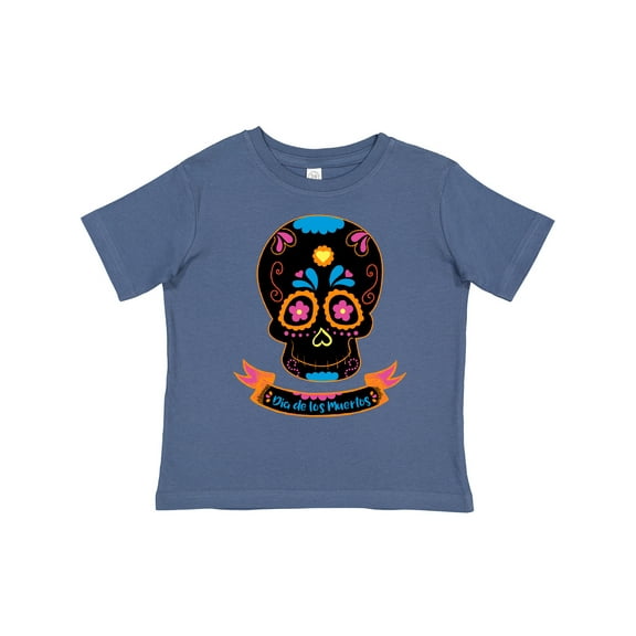 Inktastic Day of the Dead Skull Blk Boys or Girls Toddler T-Shirt