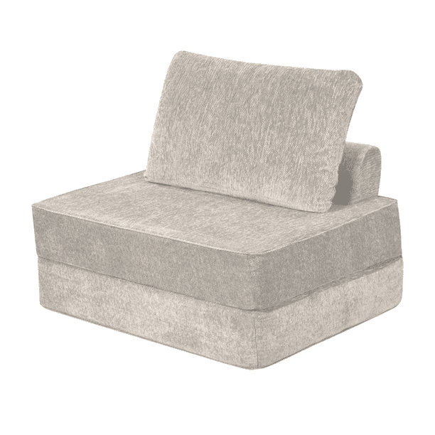 Sofá Cama Individual Plegable + Cojín Espacio Optimizado Ivory