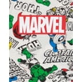 thumbnail image 3 of Marvel Boys White Long Sleeve Long Leg Pyjama Set, 3 of 6