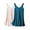 Champagne/Green, variant on EKOUAER Women's 2 Pack Satin Silk Tank Sleepwear V Neck Sleepshirts Soft Sleeveless Chemise Nightdress