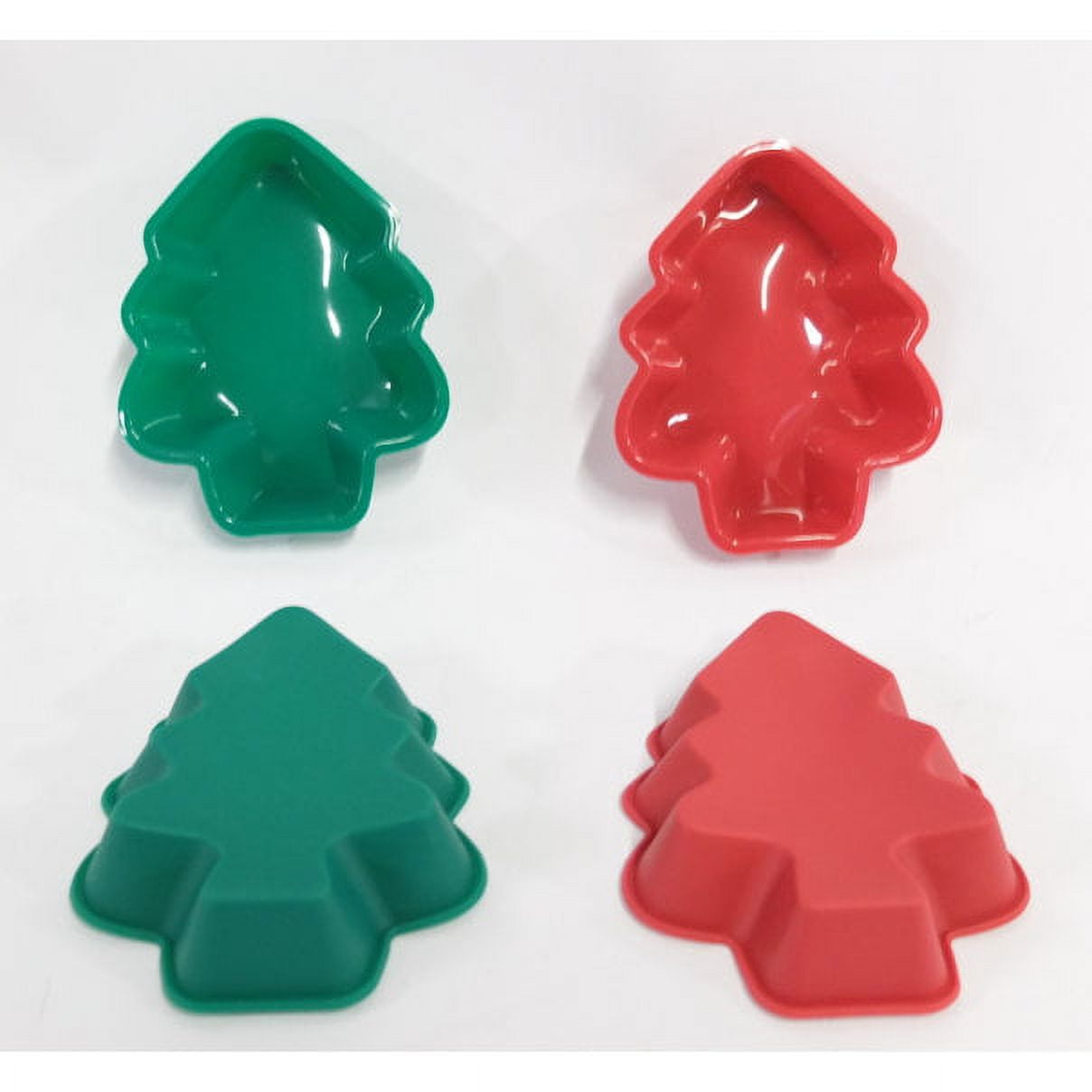 Lacyie Christmas Silicone Molds, Christmas Tree Cute Shape Baking