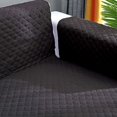 thumbnail image 4 of Double Sided L Shape Sofa Cover Combination Sofa Recliner Sofa Cover (Black), 4 of 6