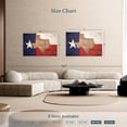 thumbnail image 4 of Elephant Stock State Map Over Texas Flag Wall Art - Horizontal Canvas Wall Art - Living Room Wall Decor - Flags Canvas - Beige And Blue Decor - 51" x 34", 4 of 8