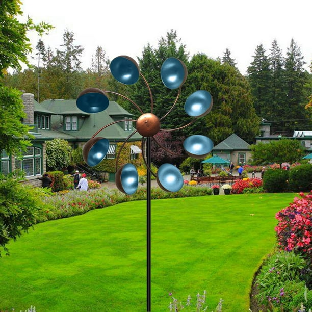 de 66cm, decoración de jardín, , de viento, manualidades, , decoración artística, estaca, jardín, Patio, césped azul