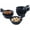 Black, variant on Bruntmor Set of 6 Side Dish Porcelain Dip Bowl Set with Handle, for Soy Sauce, Ketchup