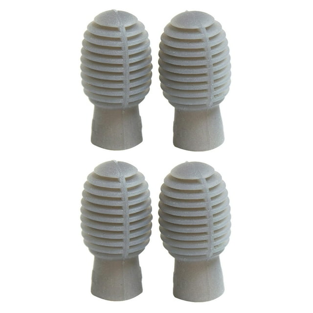 Funda de silicona para tambor (4 unidades), diseño de instrumentos de percusión gris