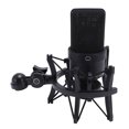 thumbnail image 1 of Condenser Microphone, Zinc Alloy Studio XLR Microphone  for Live Streaming Gold,Black, 1 of 7