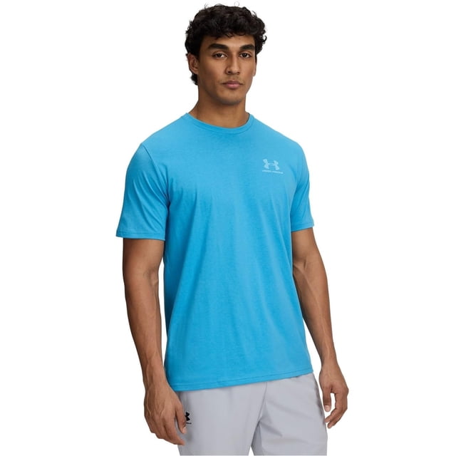 Remera Under Armour Sportstyle Manga Corta Azul Talle S