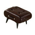 thumbnail image 4 of Lipstore Tabouret Repose-Pieds Confortable Tabouret pour Changer de Chaussures pour Appartement, Chevet, Salon, Brun, 4 of 8