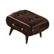 thumbnail image 4 of Taburete para cambiar zapatos, mueble estable, creativo, decorativo y portátil. Marrón, 4 of 9