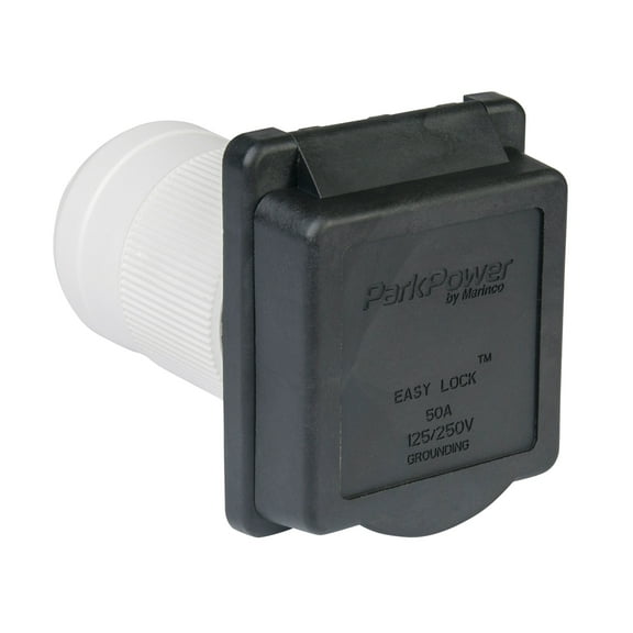 ParkPower 50ARVIB Weekender Power Inlet - 50A, Black