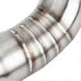 thumbnail image 3 of Motorcycle Exhaust Mid pipe Middle Pipe Link Connect Adapter for Kawasaki Ninja ZX-6R 2005-2008, 3 of 5