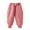 Pink, variant on LYMAYTER Infant Jogger Pant Girls Elastic Waist Thickened Sweat Pants Baby Fall Winter Fleece Trousers for 6 Months-4 Years