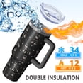 thumbnail image 5 of OBREWU Schnauzer Dog Tumbler with Handle and Lid,Schnauzer Dog 40oz Double Wall Vacuum Insulated Tumbler,Cups Gift for Women and Men, 5 of 7
