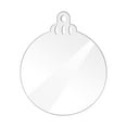 thumbnail image 7 of Vikakiooze Christmas Snowflake Star With Hole Blank Transparent Acrylic Diy Handwritten Holiday Decorations, 7 of 7