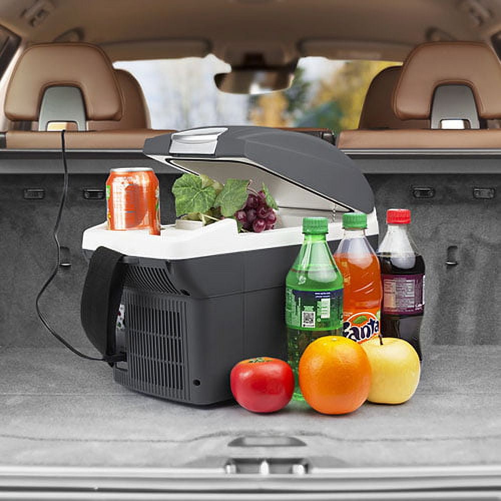 Wagan Adjustable Shoulder Strap Battery Compact Refrigerators, Polyurethane, 6 Quart, 12 V