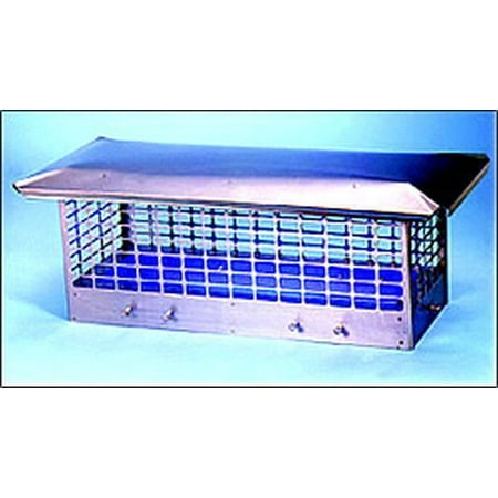 

Bolt On Stainless Steel Double Flue Chimney Cap - 13 x 28 x 10