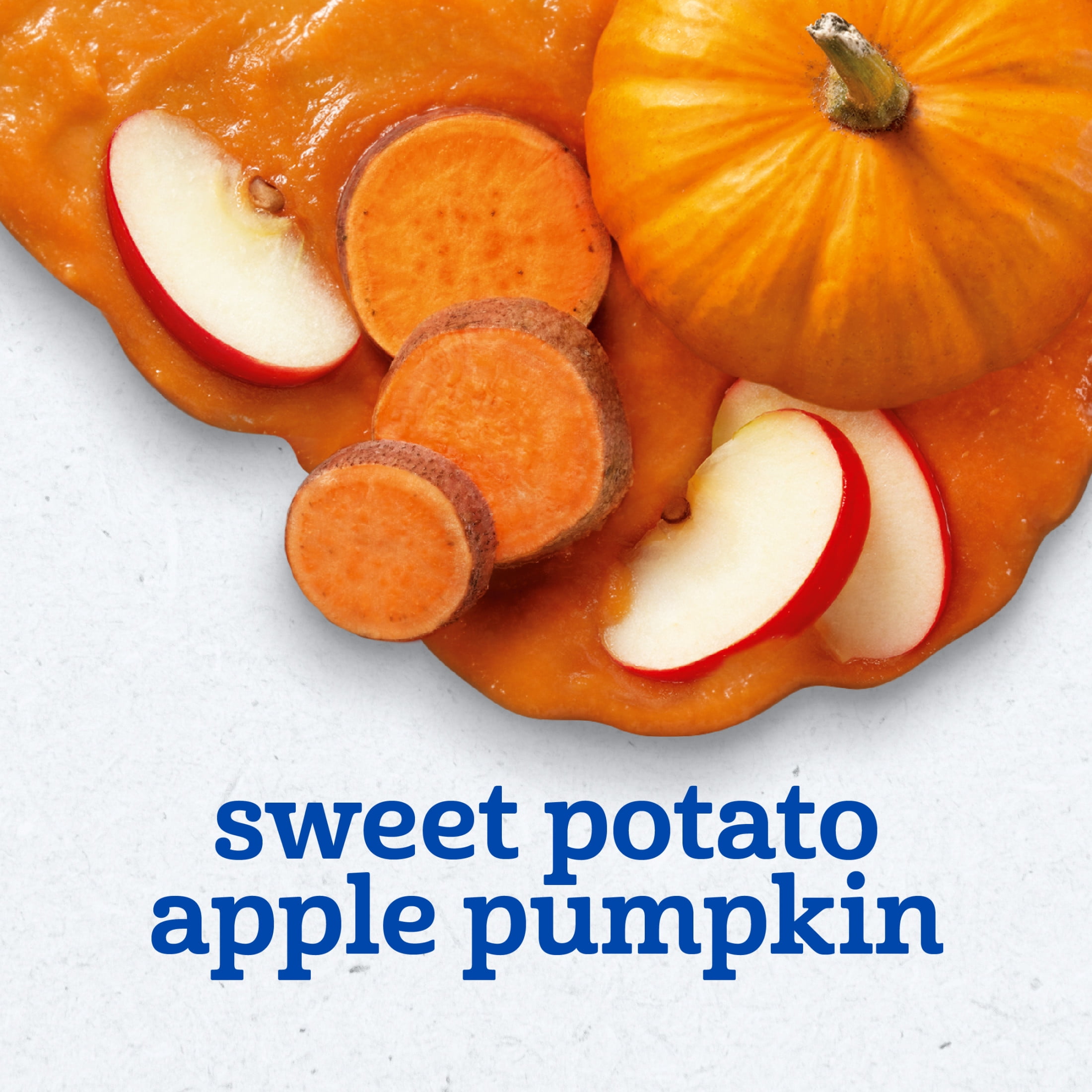 (12 pack) Gerber 2nd Foods Natural for Baby Veggie Power Baby Food, Sweet Potato Apple Pumpkin, 4 oz Tubs (2 Pack)