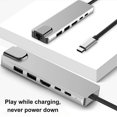 thumbnail image 4 of Hub 6 en 1, con adaptador HDMI 4k, 2 puertos USB 3.0 súper rápidos, 4 of 5
