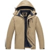 Tyhengta Mens Waterproof Ski Snowboard Jacket Windproof Winter Snow Coat Khaki XL