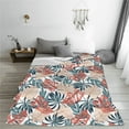 thumbnail image 5 of Pofeuu Tropical Leaves Print Ultra-Soft Micro Fleece Blanket,for Bed Or Sofa,All Season Throw Blankets Flannel Blanket-40"x30", 5 of 7