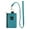 Dark Green, variant on Jingswick Travel Wallet with Lanyard, Minimalist Zipper Small Wallet with ID Card Holder, Keychain for women&men ID, Cash, Keys(Dark Gray)