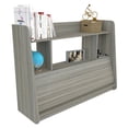 thumbnail image 5 of Inval Wall Mounted Floating Desk, Smoke Oak, 5 of 5
