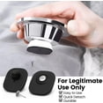 thumbnail image 3 of 1Pack Security Tag Tool,Magnetic Security Tag Detacher for Legitimate Use,Professional Shop Tool for Clothing & Quilt Fasteners Vigorous,silver, 3 of 6