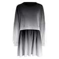 thumbnail image 4 of TJAZFJPA Robes de Gala pour Femmes Élégantes Mode Féminine Robe Chandail en Molleton Surdimensionnée Manches Longues Col Rond Pull Hauts Coupe Décontractée Chandails en Molleton Mini Robe Robe de Plage pour Invité de Mariage Robe de Fête Blanche, 4 of 4