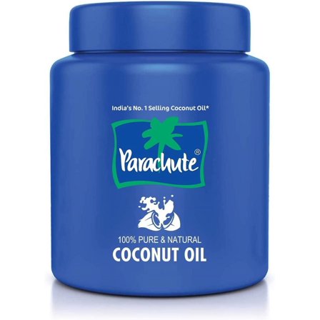 Parachute - 100% Pure and Natural Unrefined Coconut Oil | No Chemicals & Added Preservatives | 500ml