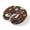 dark brown, variant on Neck Pillow, Coffee Memory Foam U-Shaped Travel Pillow for Airplane Car Train Office Nap, Portable Soft Head Neck Support for Sleeping & Reclining Brown Retro Coffee Theme Beans Latte Tea Cup