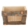 thumbnail image 1 of Rabbits Hay Rack,Rabbits Hay Rack Safe Pet Wooden Hay Feeder Wooden Rabbit Feeder Convenient Use, 1 of 14