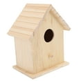 thumbnail image 2 of Casa de Pájaros, Inacinada Casa de Pájaros Pintable de Madera Compuesta Segura Para Descansar, 2 of 7