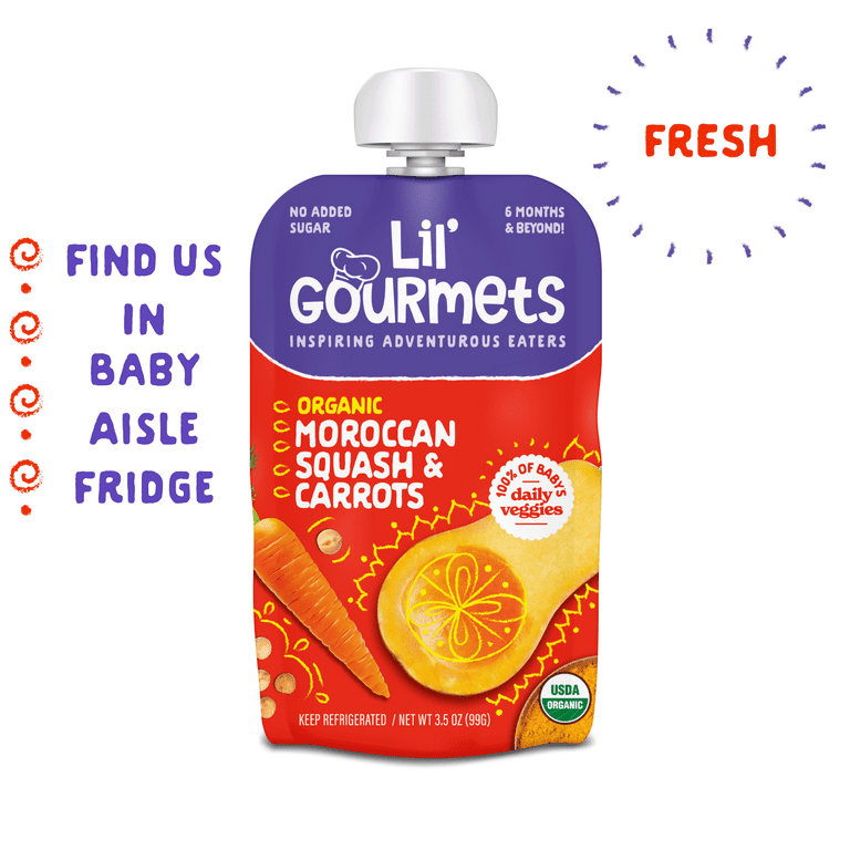 Lil' Gourmets Organic Refrigerated Stage Baby Food, Moroccan