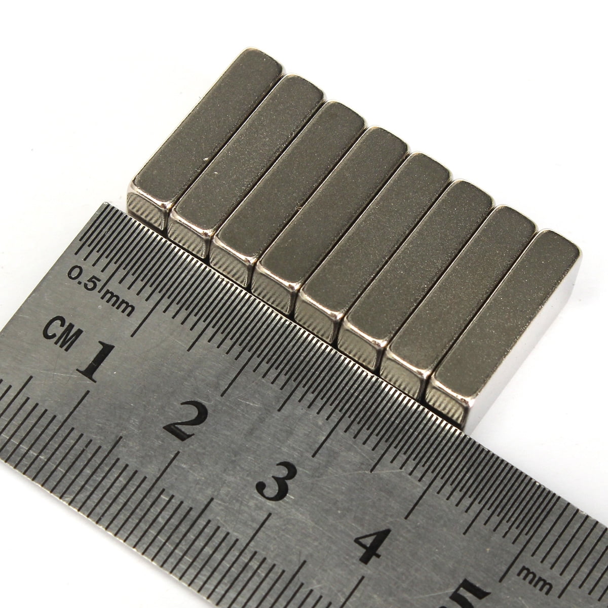 8Pcs 20x10x5mm Super Strong Neodymium N52 Grade Block Cuboid Rare Earth