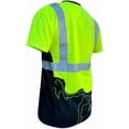 thumbnail image 2 of SafetyShirtz Men's SS360 Topo - Class 2 - Type-R - UPF 40 - Reflective Safety Shirt, Yellow - Medium, 2 of 6